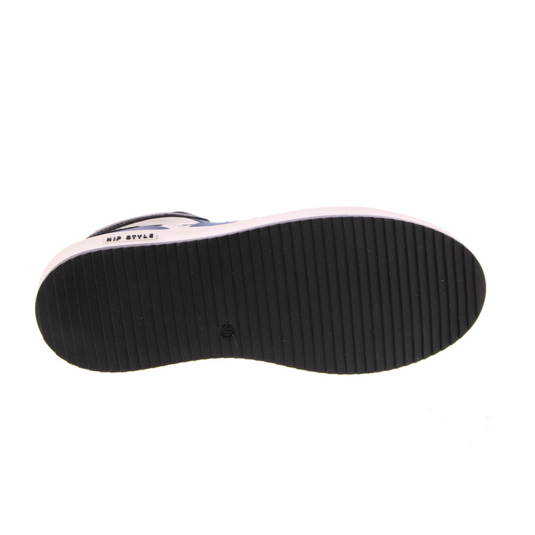 Hip high shoes blue 5