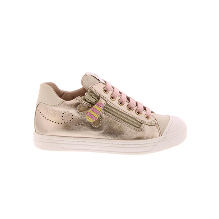 Fr chaussures à lacets or