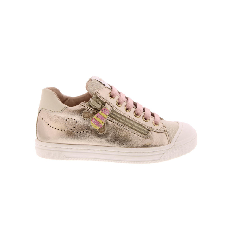 Fr lace shoes gold