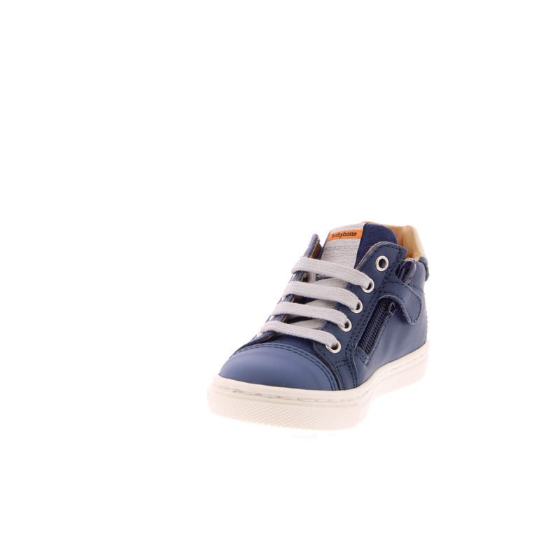 Babybotte veterschoenen blauw 3