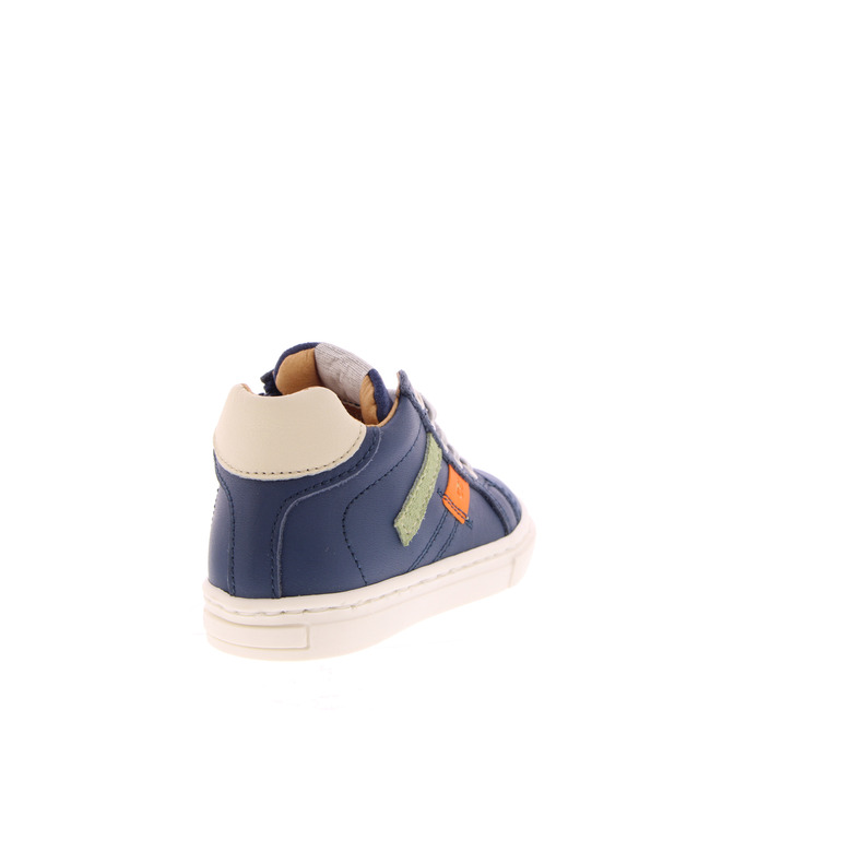 Babybotte veterschoenen blauw 4