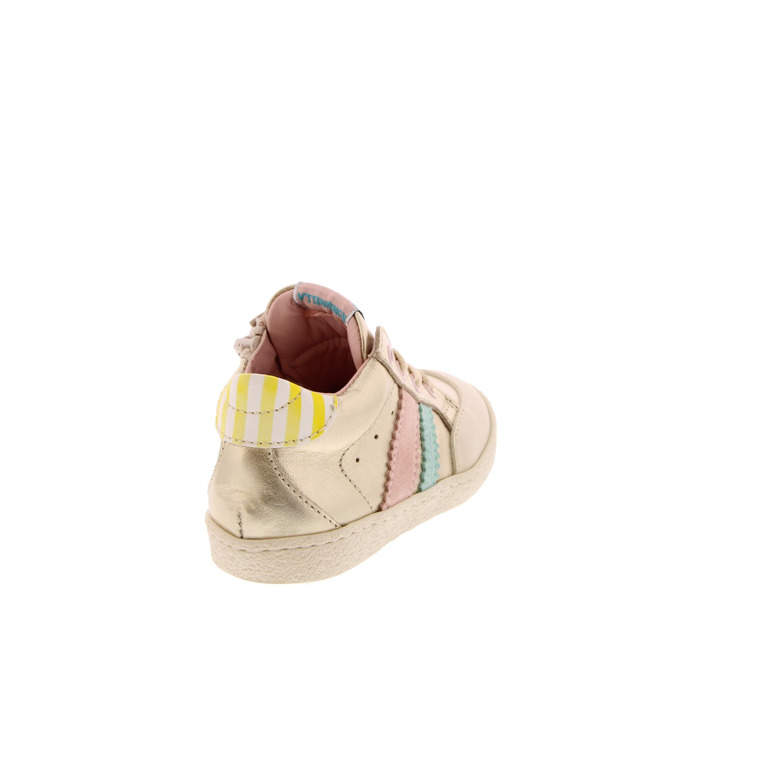 Rondinella lace shoes gold 4