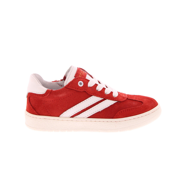 Poldino lage schoenen rood