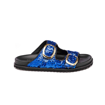 Kirruna slippers blauw