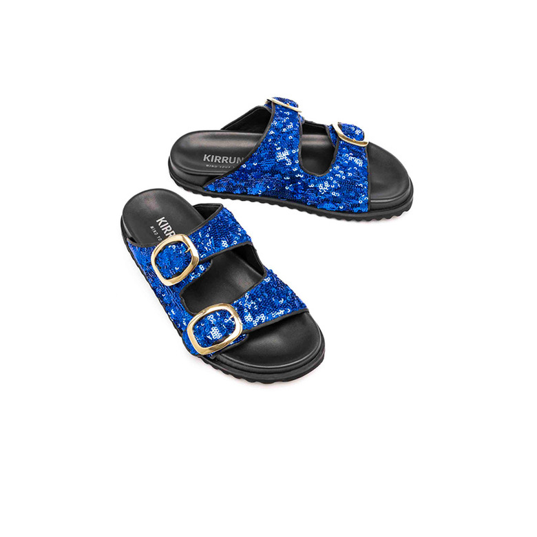 Kirruna slippers blauw 3