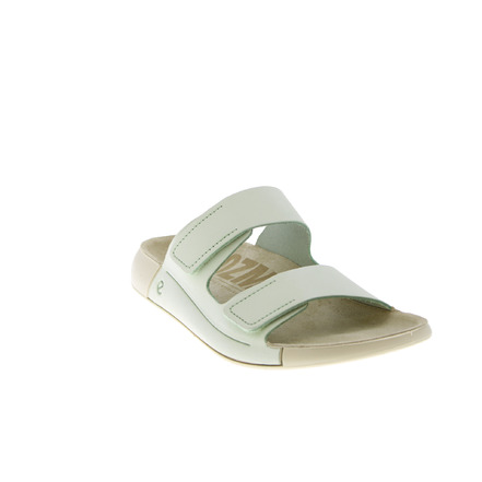 Ecco thong slippers green