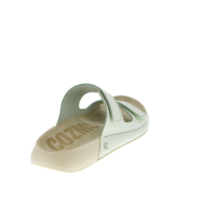 Ecco thong slippers green 4
