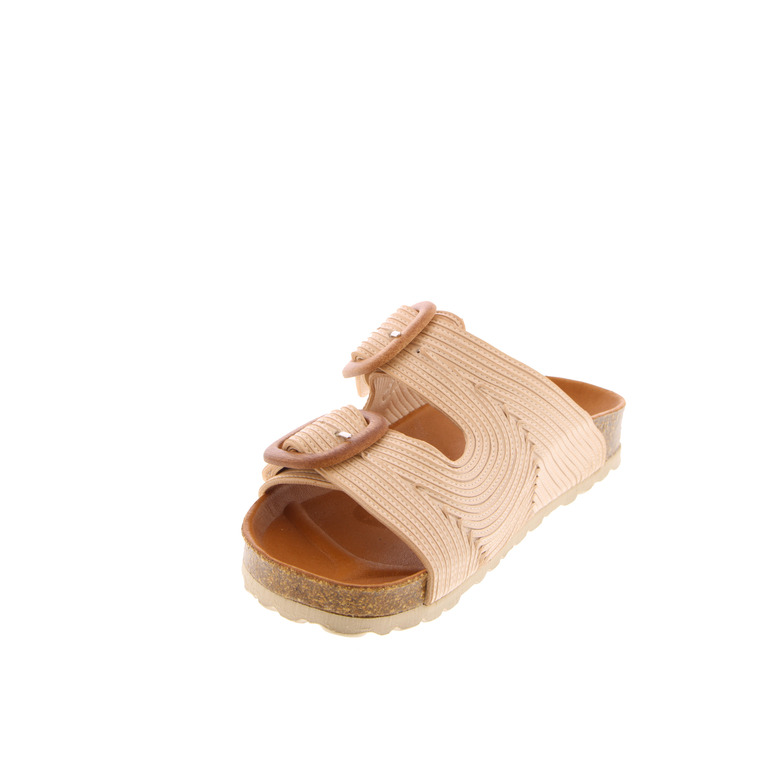 Verbenas thong slippers lightbrown 3