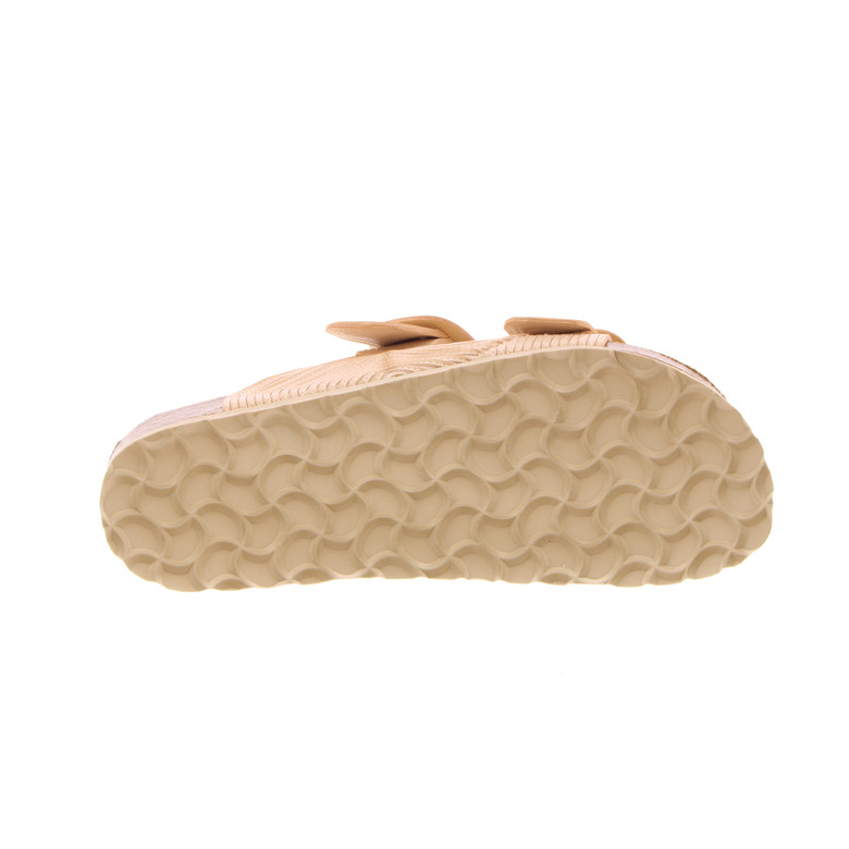 Verbenas thong slippers lightbrown 5