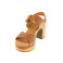 Weekend sandalen cognac 3