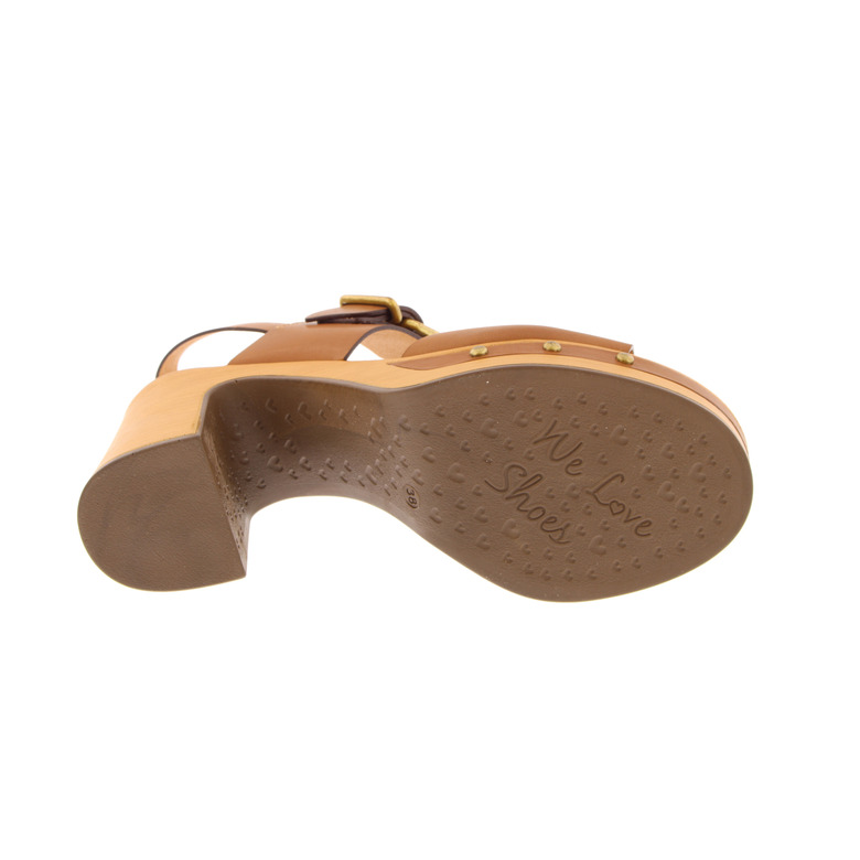 Weekend sandalen cognac 5