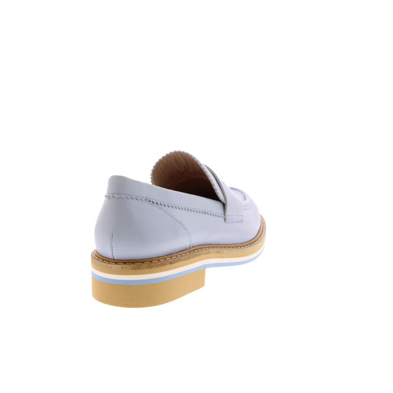 J.hay mocassins blauw 4