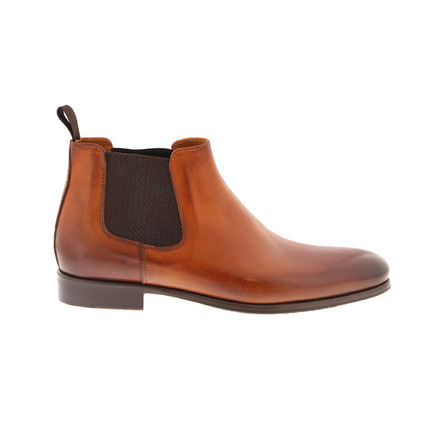 Flecs hoge schoenen cognac