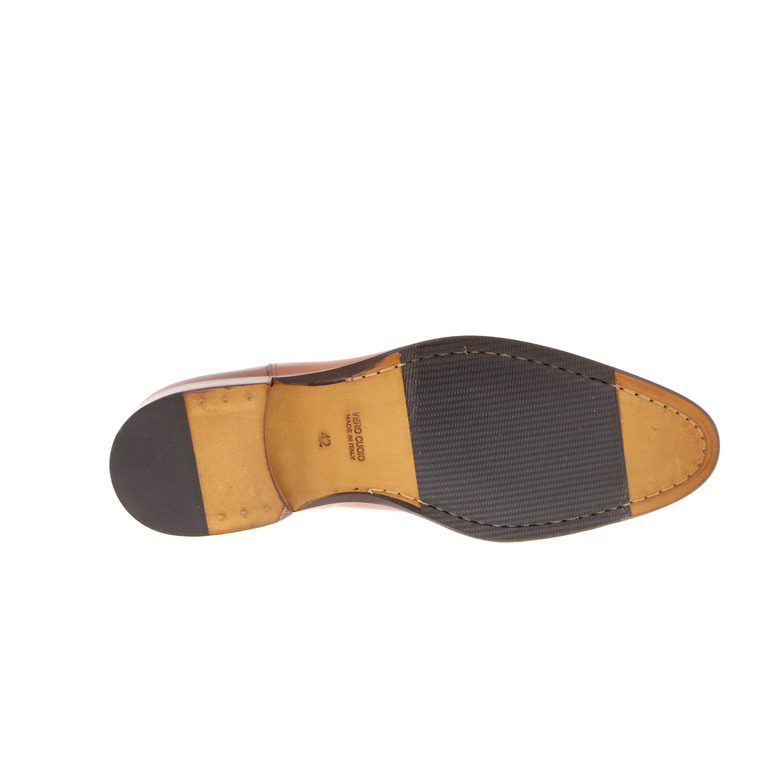 Flecs hohe schuhe cognac 5