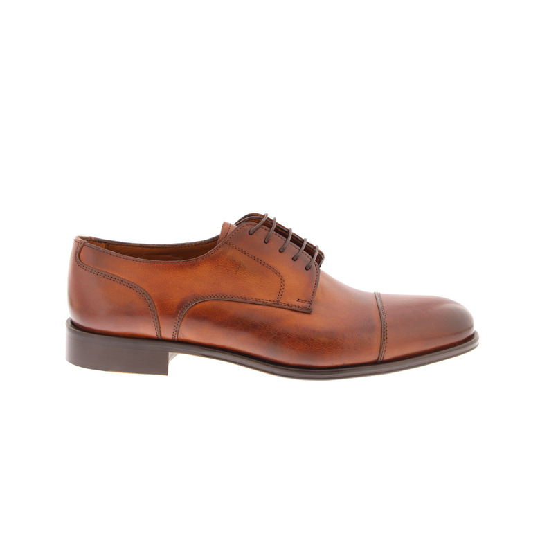 Flecs veterschoenen cognac