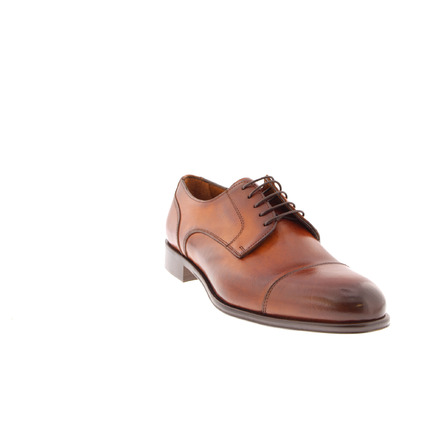 Flecs veterschoenen cognac