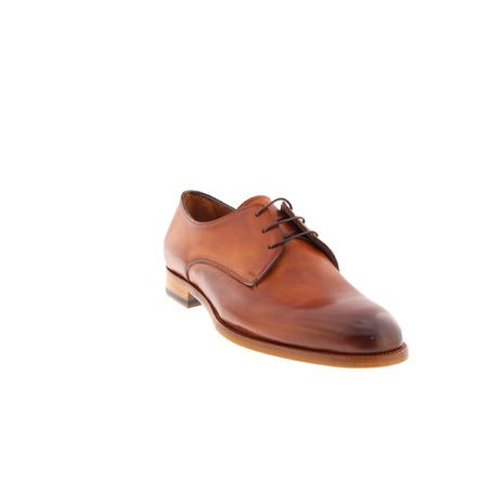 Flecs veterschoenen cognac