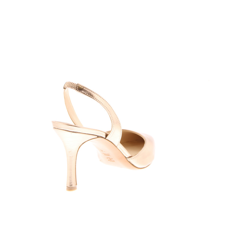 Enzo Di Martino pumps gold 4