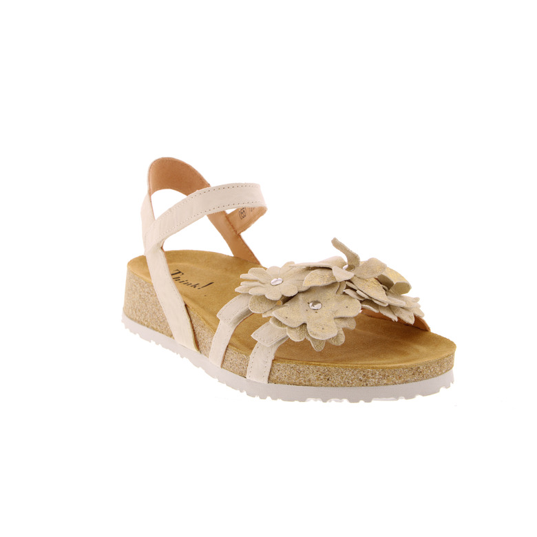 Think! sandals ecru 2