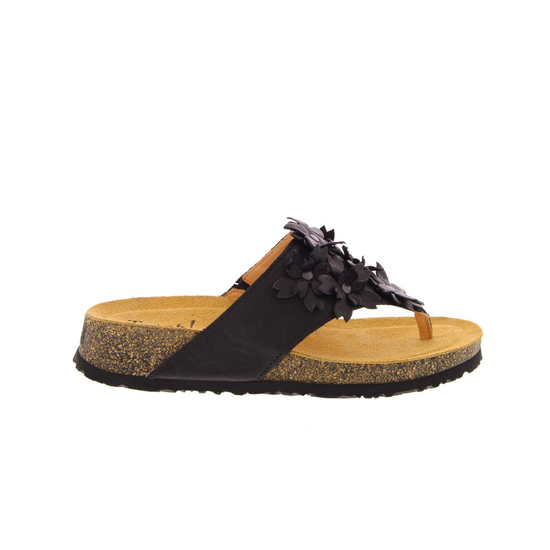 Think! slippers zwart