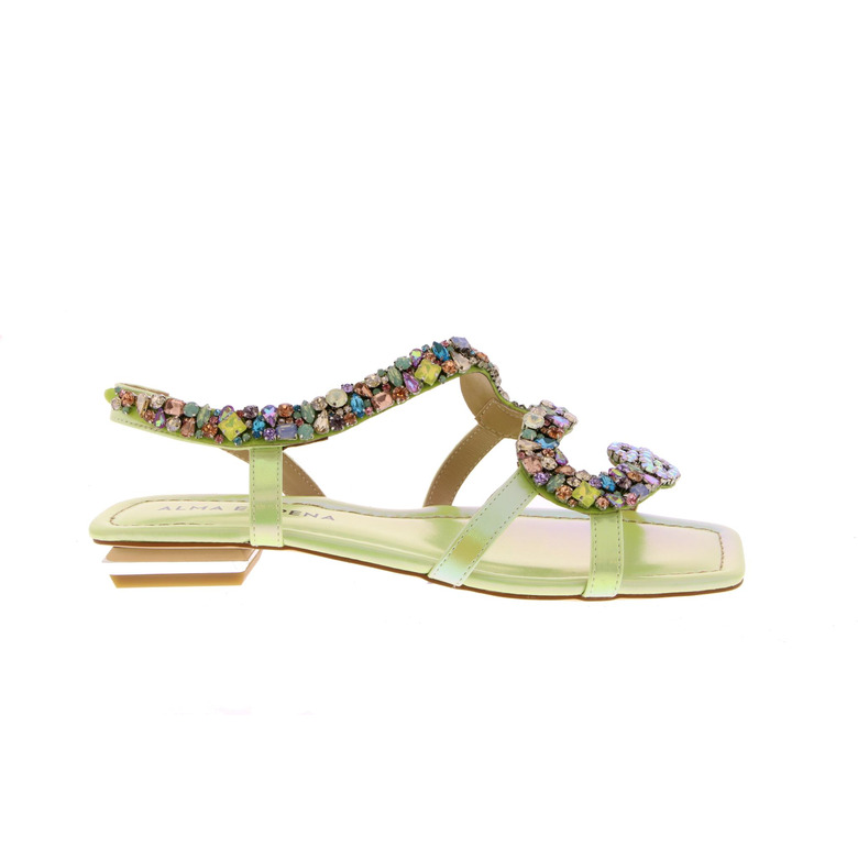 Alma En Pena sandals green 1