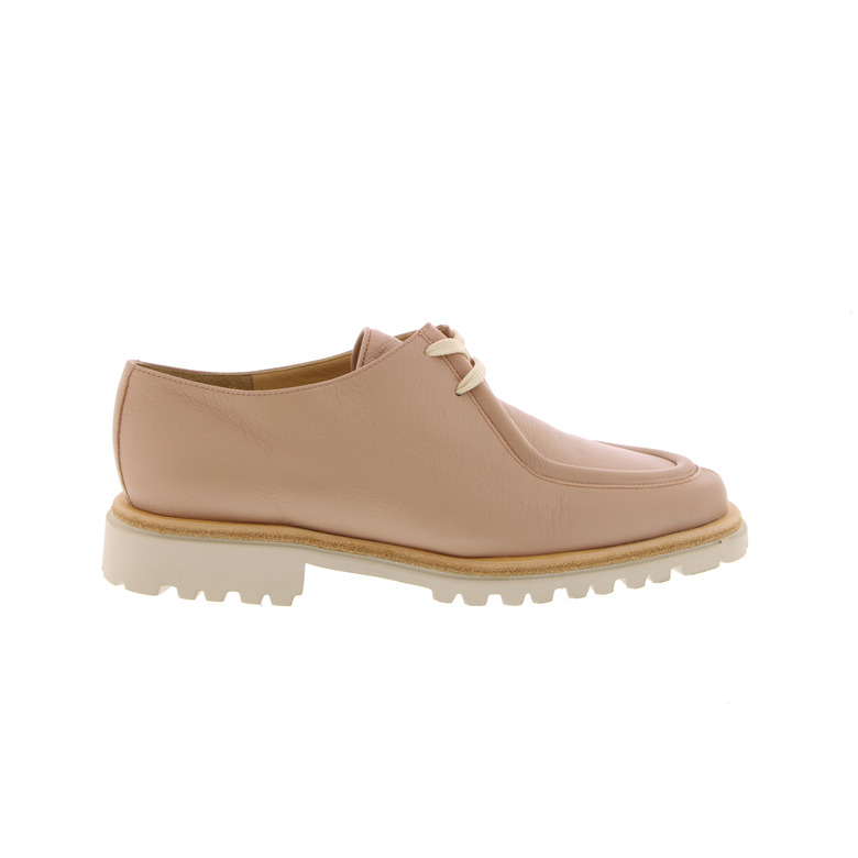 Brunate chaussures à lacets nude