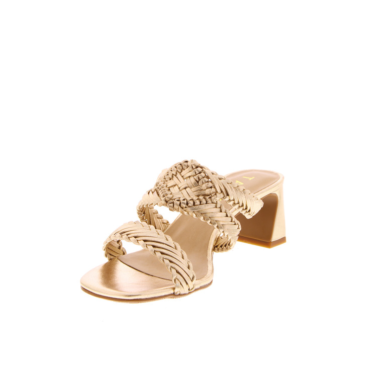 Tango thong slippers gold 3