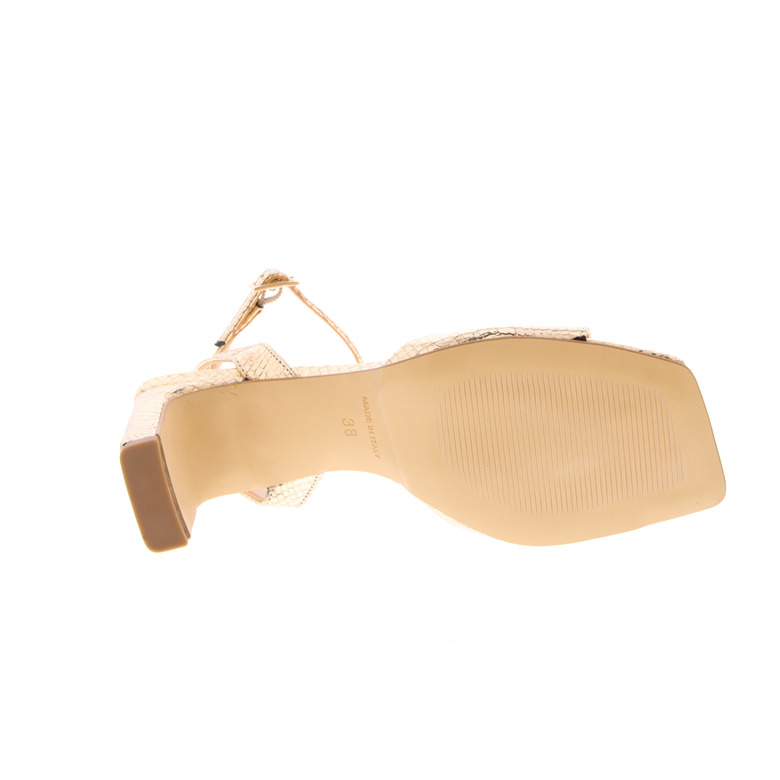 Emmeblu Altramarea sandals gold 5