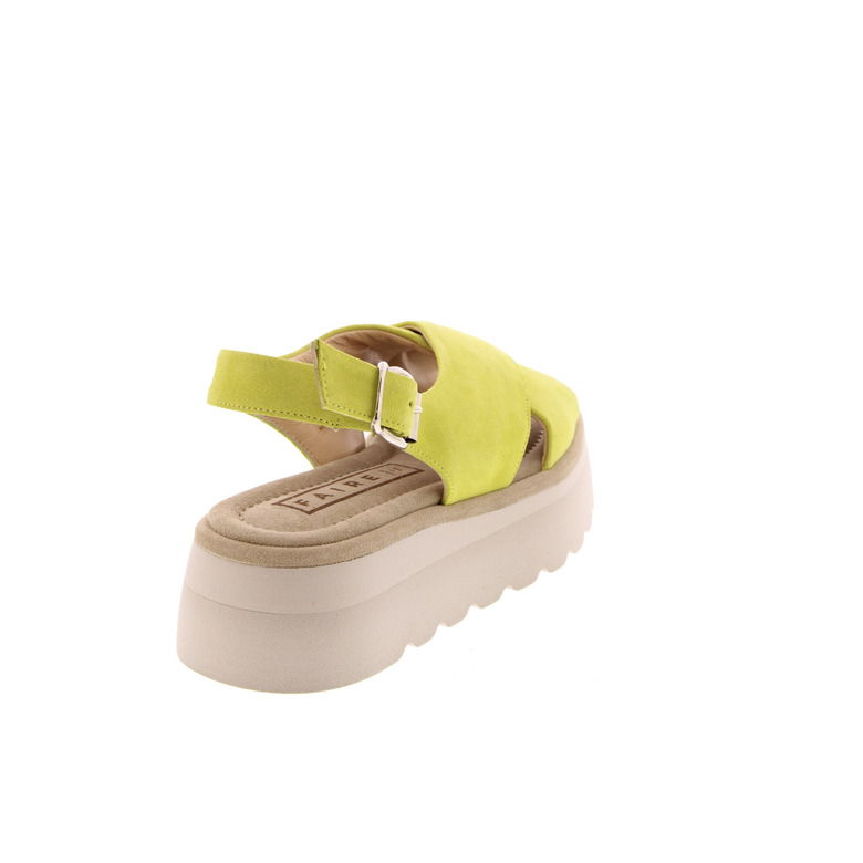 Faire sandals green 4