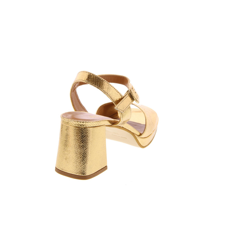 Julie Dee sandalen gold 4