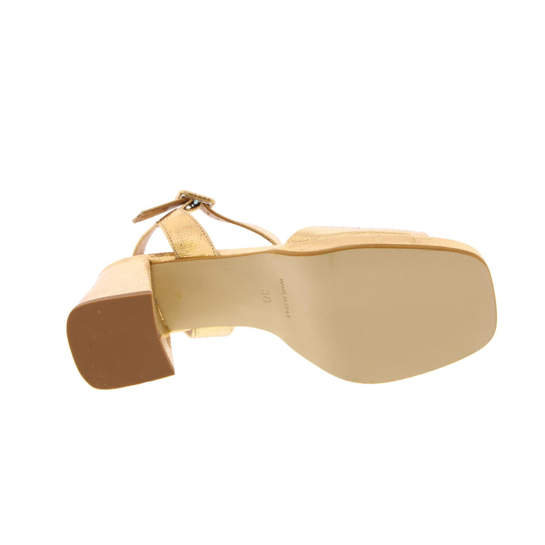 Julie Dee sandalen gold 5