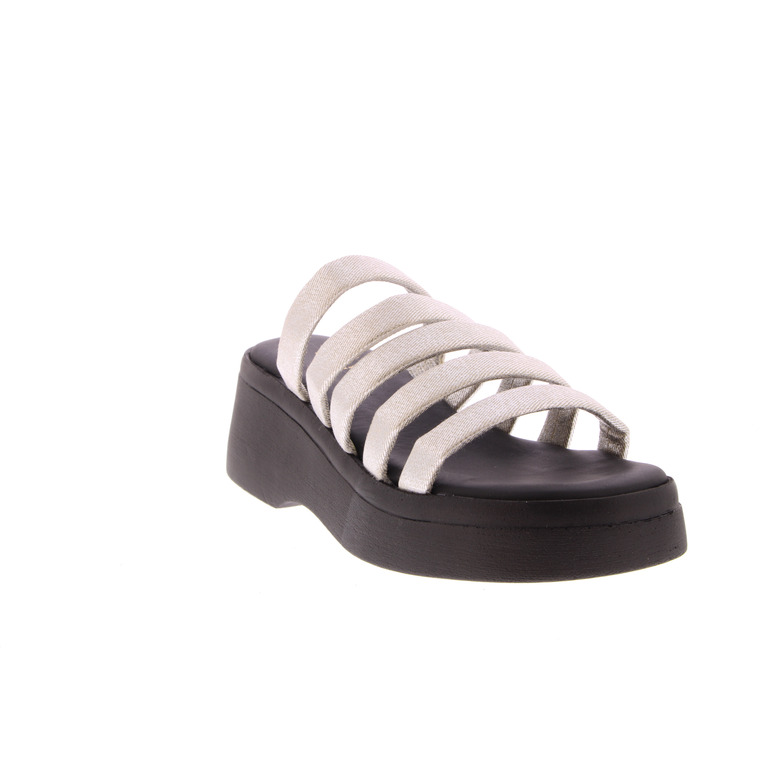 Kmb slippers zilver 2