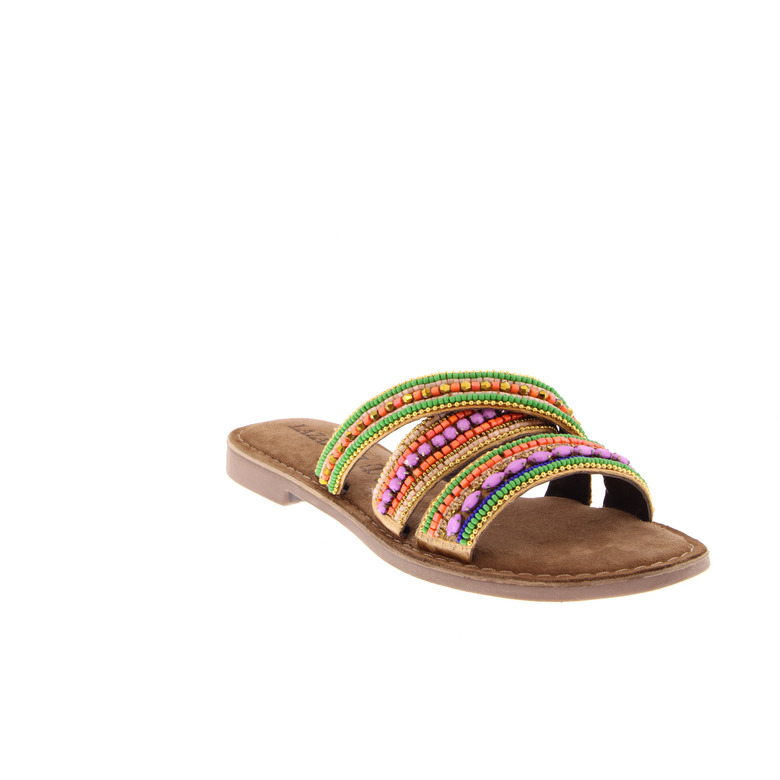 Lazamani slippers multi color 2