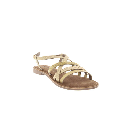 Lazamani sandalen goud