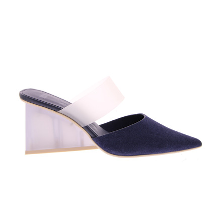 Ras slippers blauw
