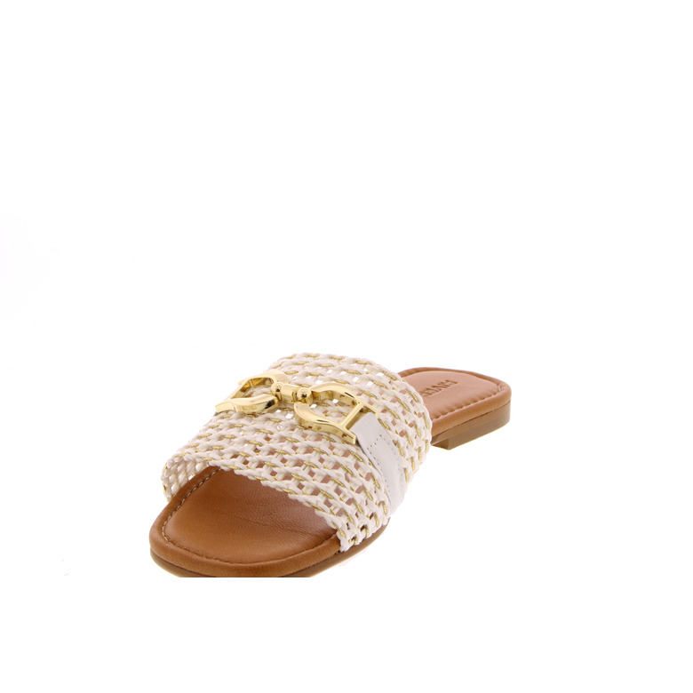 Riverwoods thong slippers white 3