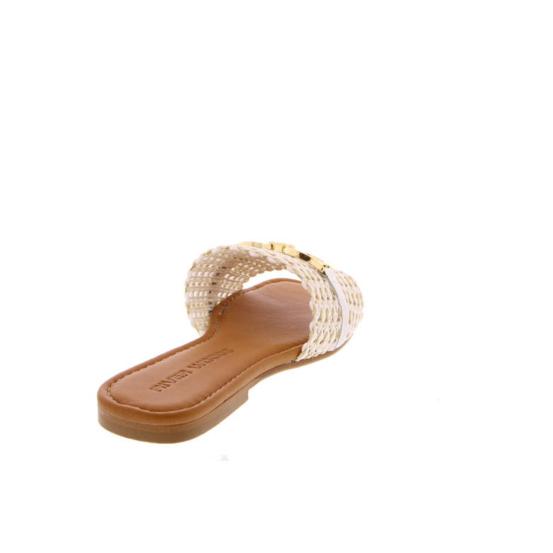 Riverwoods thong slippers white 4