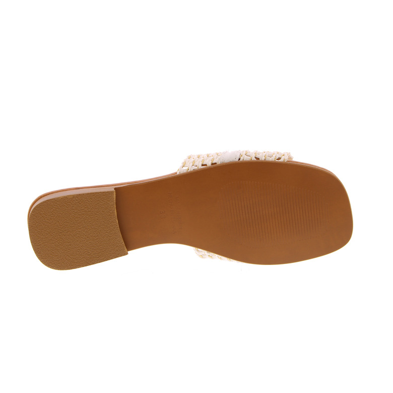 Riverwoods thong slippers white 5