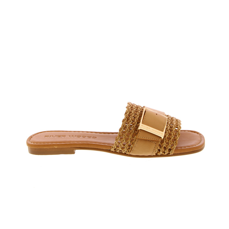 Riverwoods thong slippers cognac 1