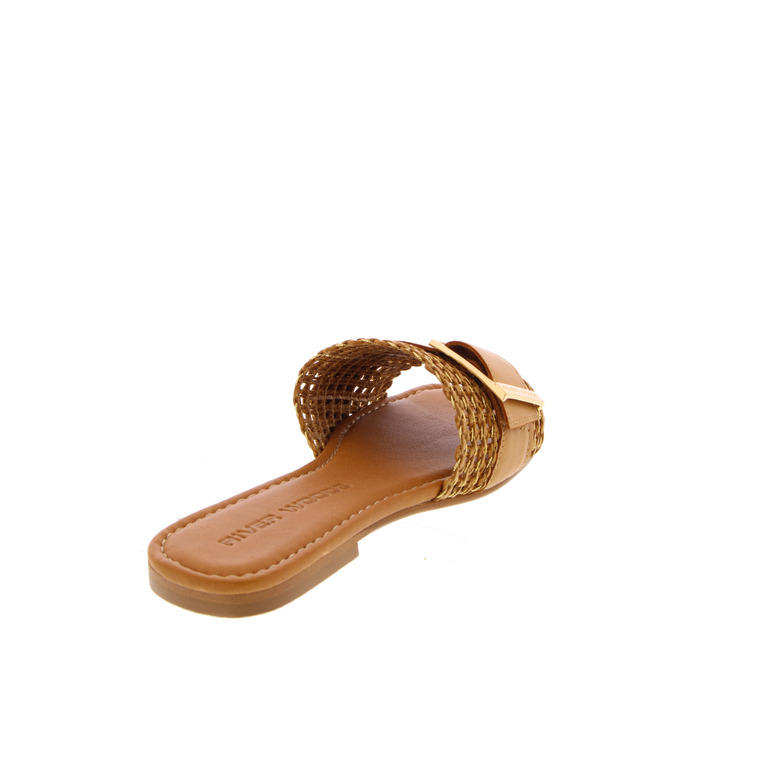 Riverwoods thong slippers cognac 4