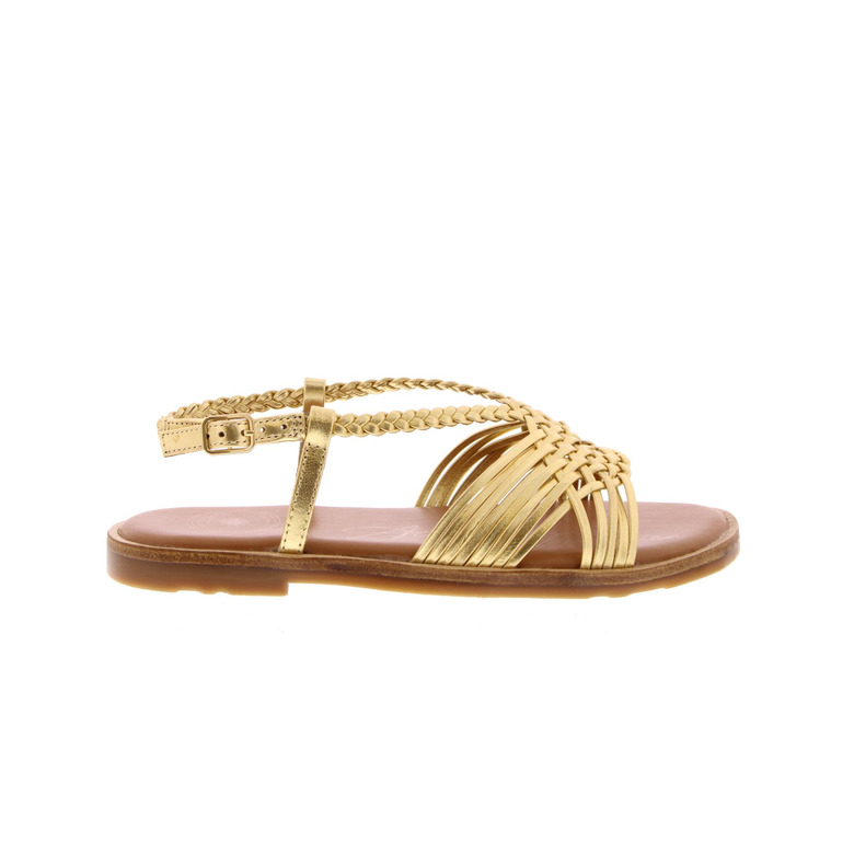 L'atelier Tropezien sandales or 1