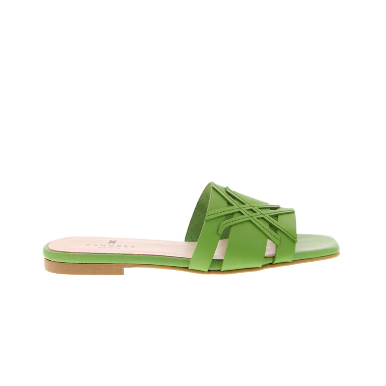 Xandres slippers groen