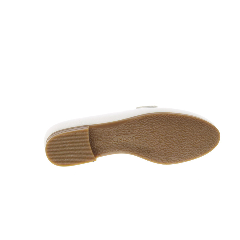Gabor moccasins blanc 5