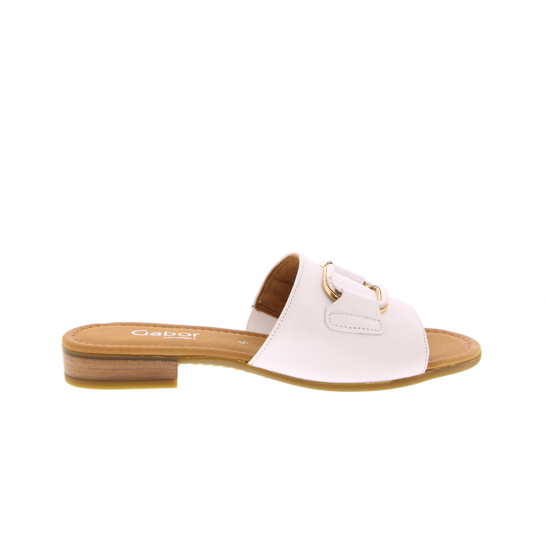 Gabor thong slippers white