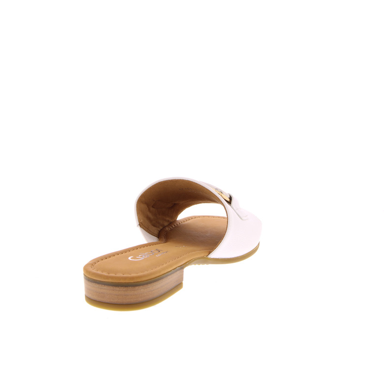 Gabor thong slippers white 4