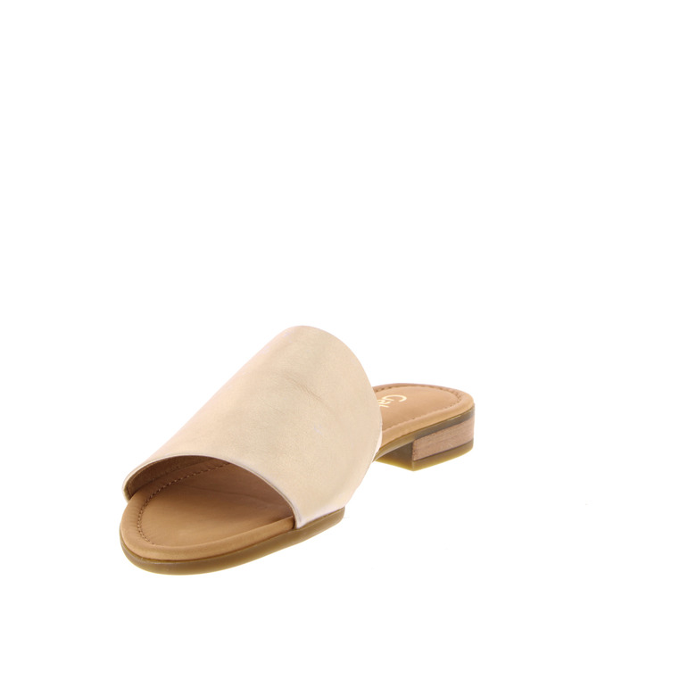 Gabor thong slippers gold 3