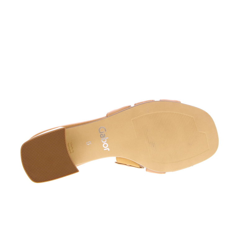 Gabor thong slippers camel 5