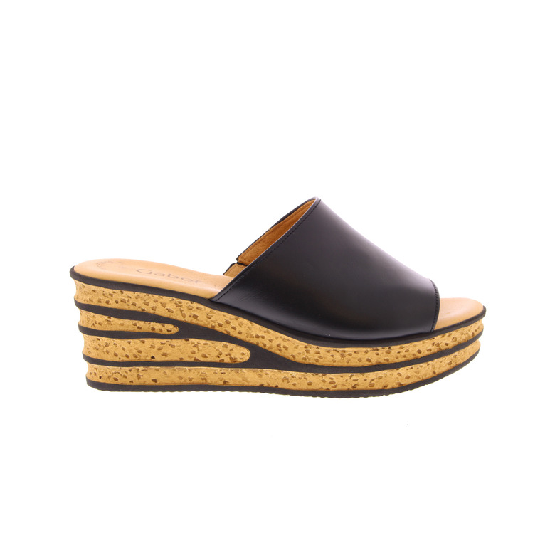 Gabor thong slippers black