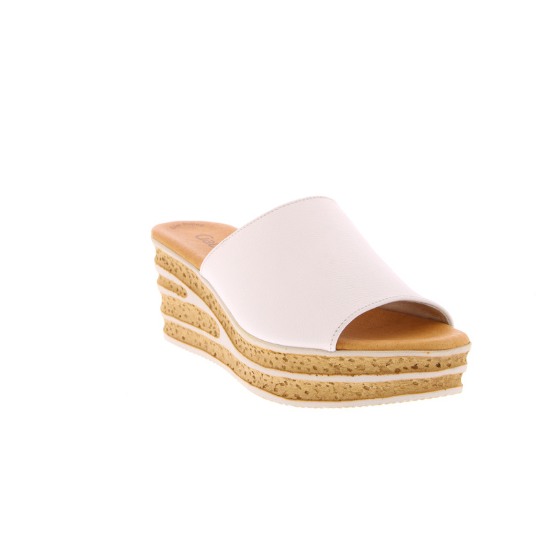 Gabor thong slippers white 2
