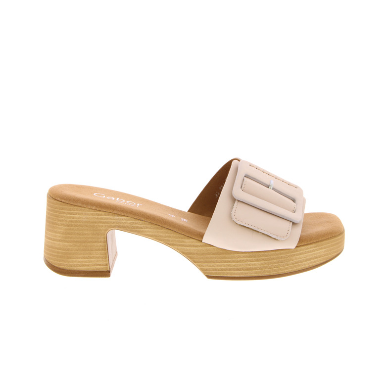 Gabor thong slippers ecru